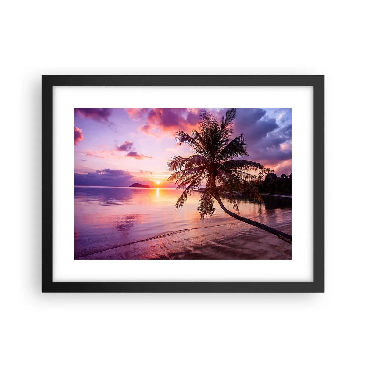 Poster in cornice nera - Beatitudine a perdita d'occhio - 40x30 cm