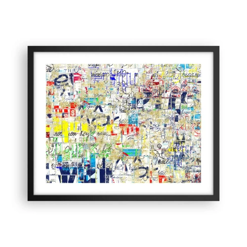 Poster in cornice nera - Semplicemente bello da vedere - 50x40 cm