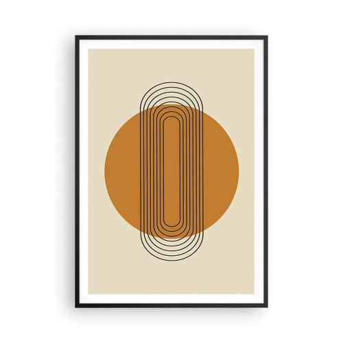 Poster in cornice nera - Piano perfetto - 70x100 cm