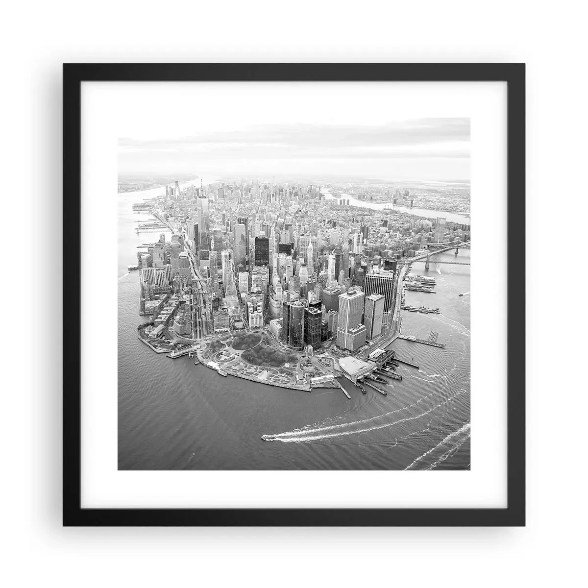 Poster in cornice nera - Come non amarla? - 40x40 cm