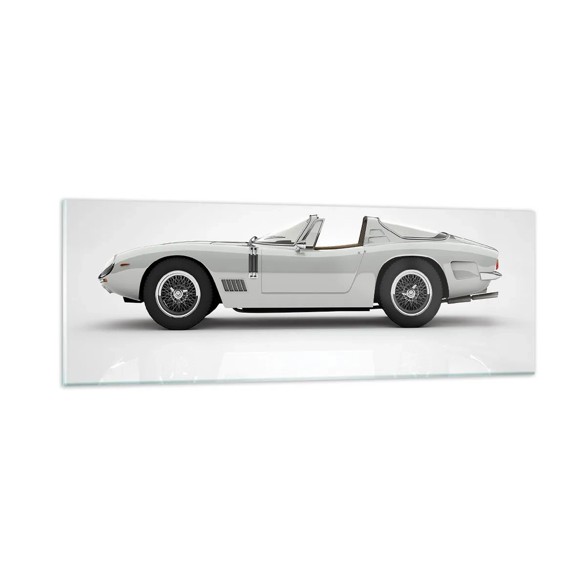 Quadro su vetro - Promessa di divertimento - 90x30 cm