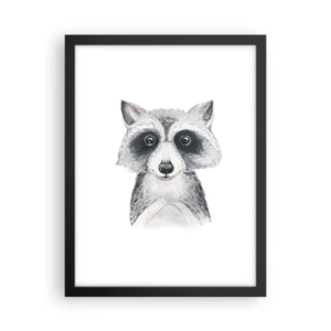 Poster in cornice nera - Un attimo di commozione - 30x40 cm