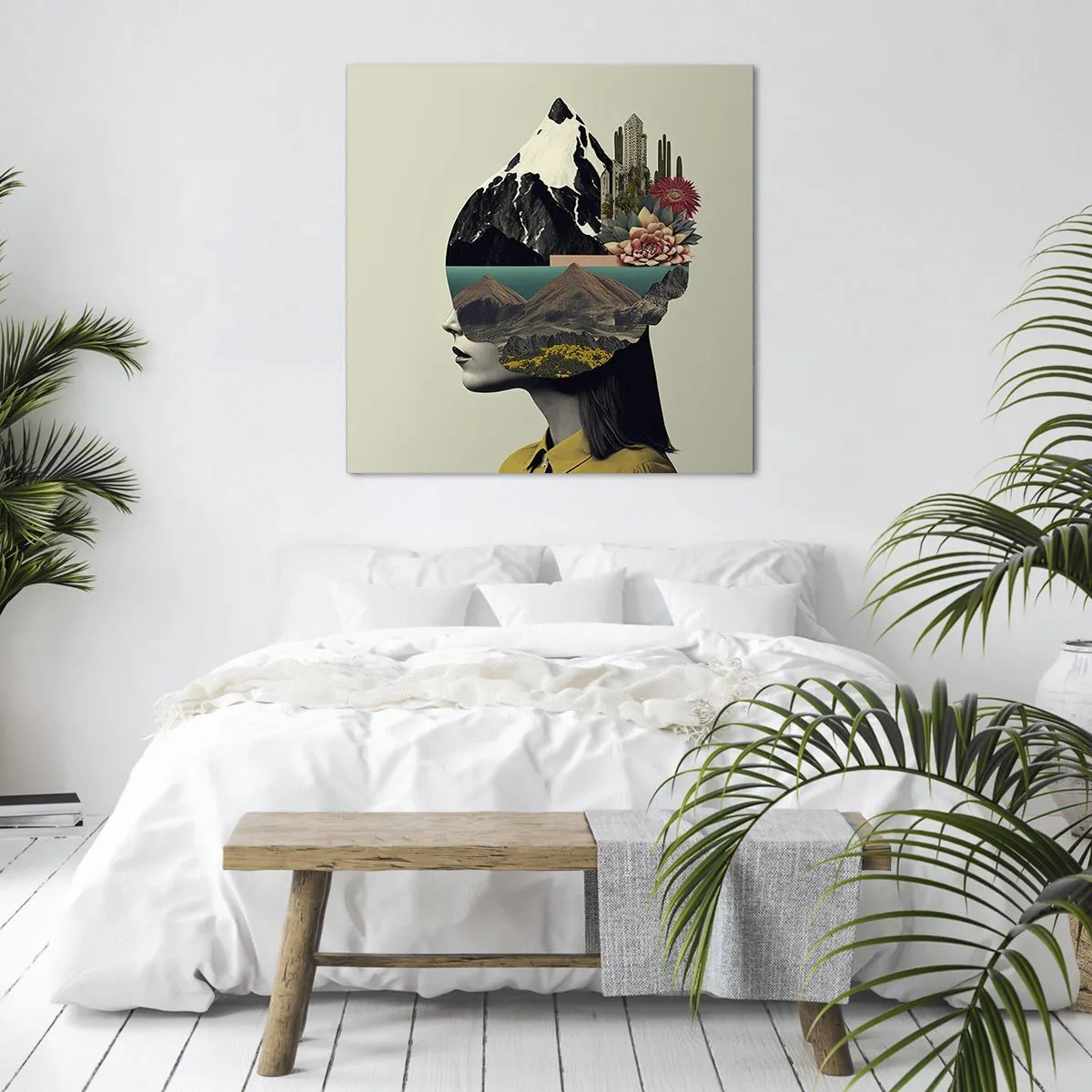 Quadro su tela - Stampe su Tela - La donna è sempre un mistero - 70x70 cm