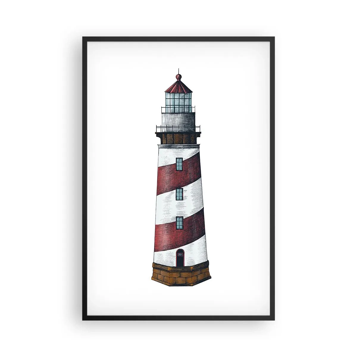 Poster in cornice nera - Sempre di guardia - 61x91 cm