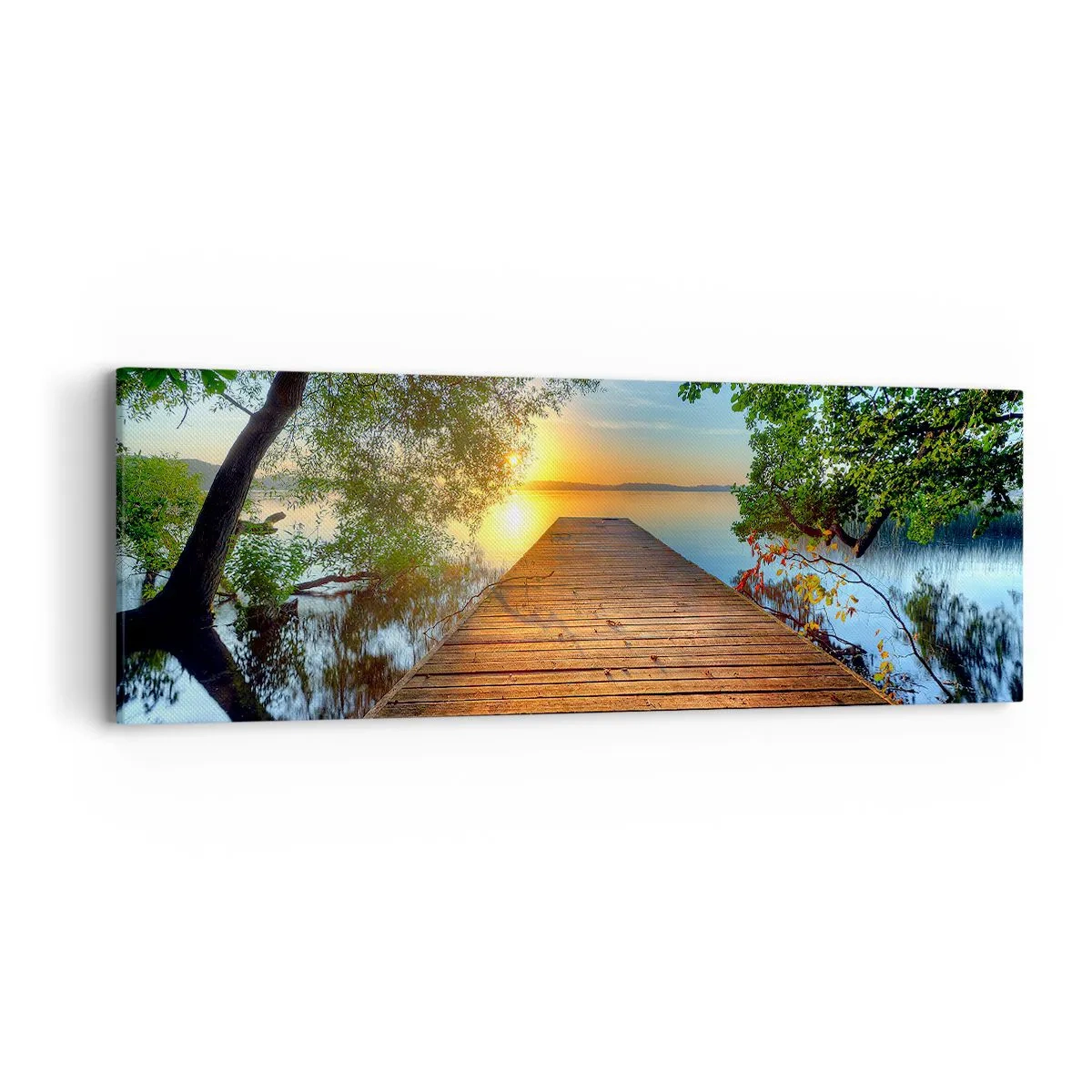 Quadro su tela - Stampe su Tela - Non avere fretta, siediti - 90x30 cm