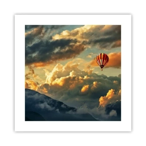 Poster - Volo perché voglio - 40x40 cm