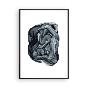 Poster in cornice nera - Non è così semplice - 70x100 cm