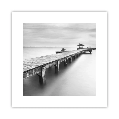 Poster - Sempre più lontano. - 30x30 cm