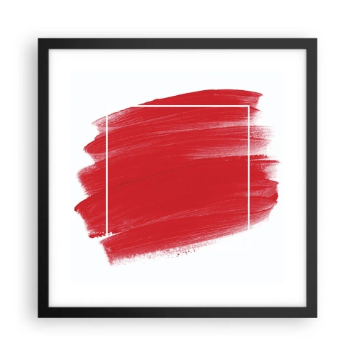 Poster in cornice nera - Fuori dagli schemi - 40x40 cm