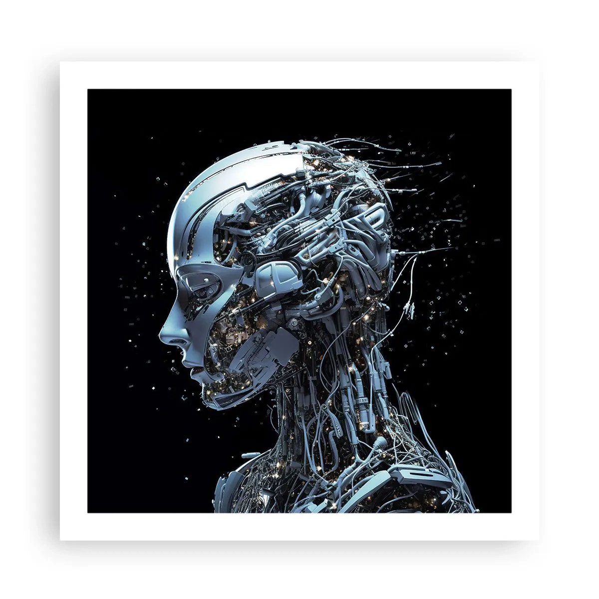 Poster - La tecnologia è donna - 60x60 cm