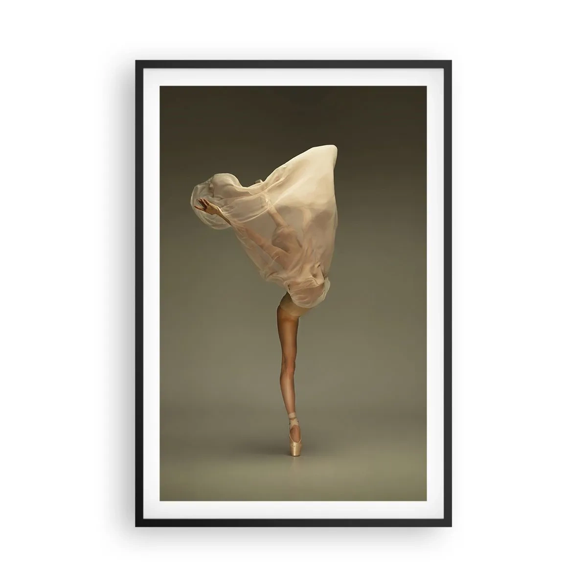 Poster in cornice nera - Adesso vola via - 61x91 cm