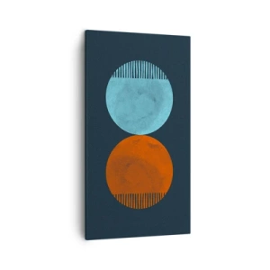 Quadro su tela - Stampe su Tela - Solo geometria? - 45x80 cm