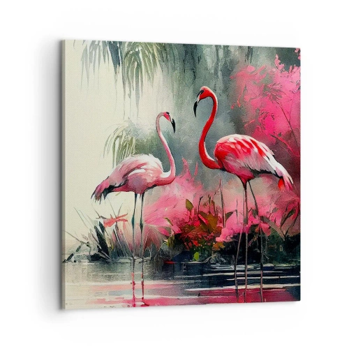 Quadro su tela - Stampe su Tela - Lezione di naturale eleganza  - 60x60 cm