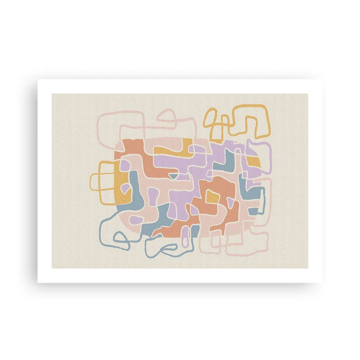 Poster - Labirinto: avventura gioiosa - 70x50 cm