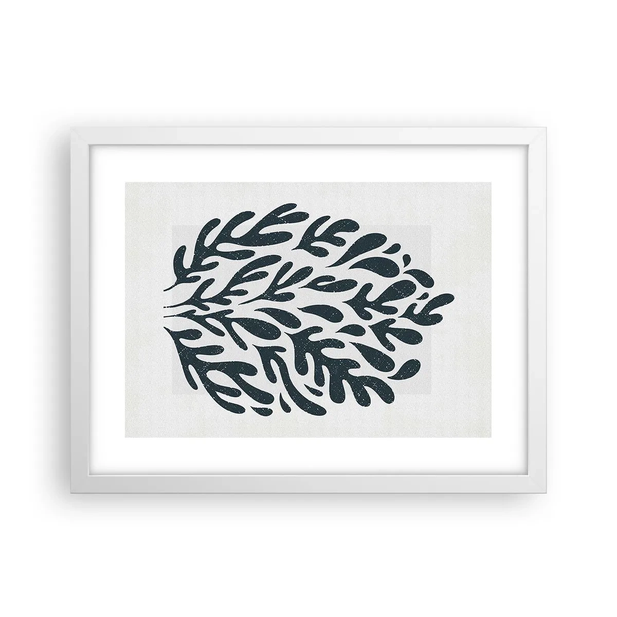 Poster in cornice bianca - Le forme della natura - 40x30 cm