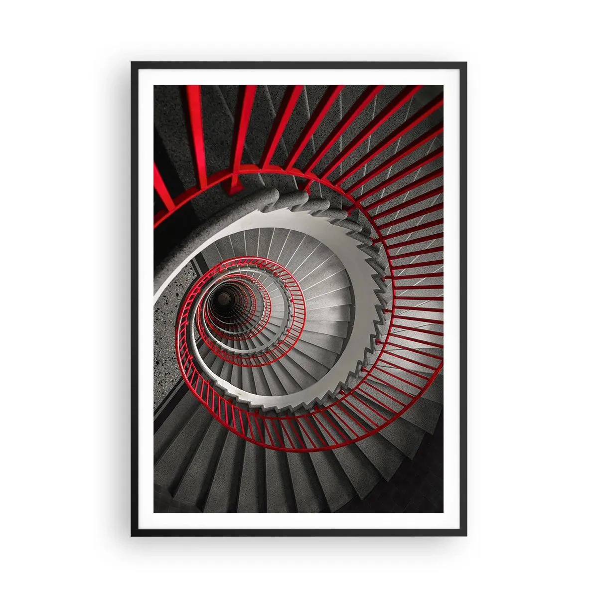 Poster in cornice nera - I giochi dell'architettura - 70x100 cm