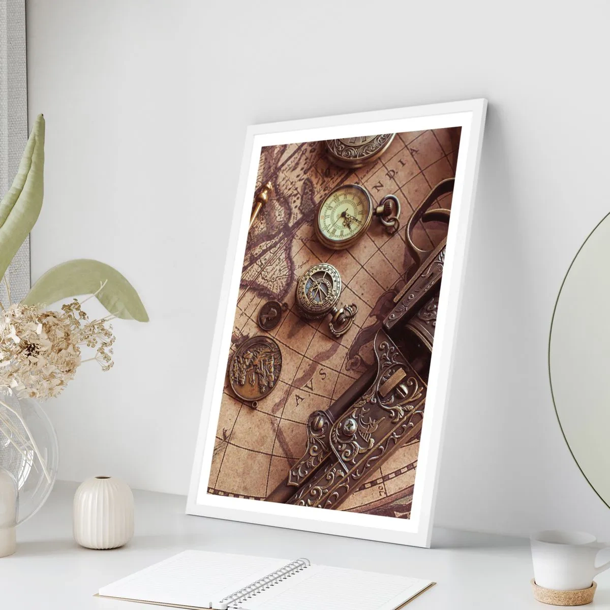 Poster in cornice bianca - La natura chiama - 61x91 cm