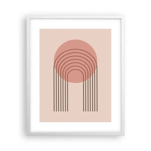 Poster in cornice bianca - Attrazione irresistibile - 40x50 cm