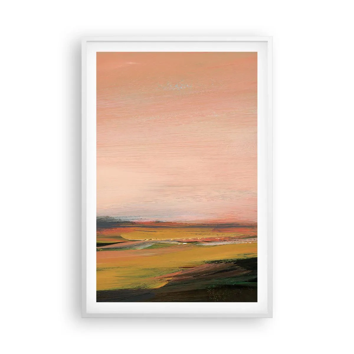 Poster in cornice bianca - In tonalità di rosa - 61x91 cm