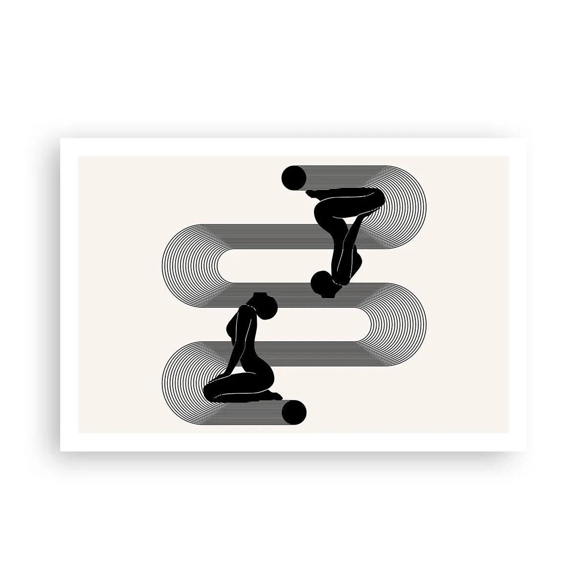 Poster - Simmetria sensuale - 91x61 cm