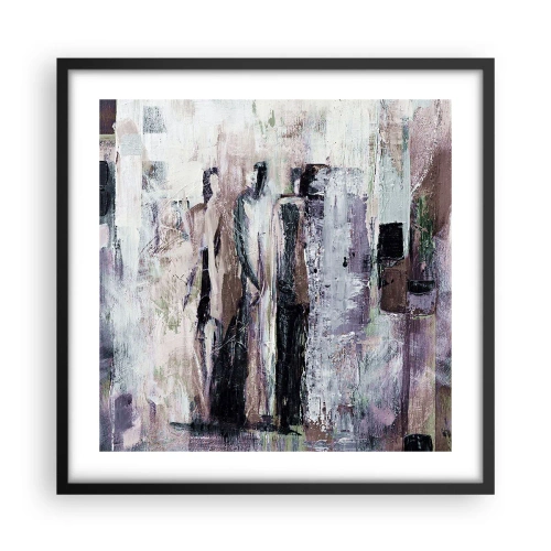 Poster in cornice nera - Triade misteriosa - 50x50 cm