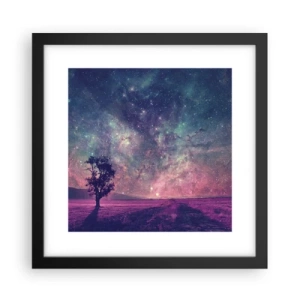 Poster in cornice nera - Sotto un cielo magico - 30x30 cm