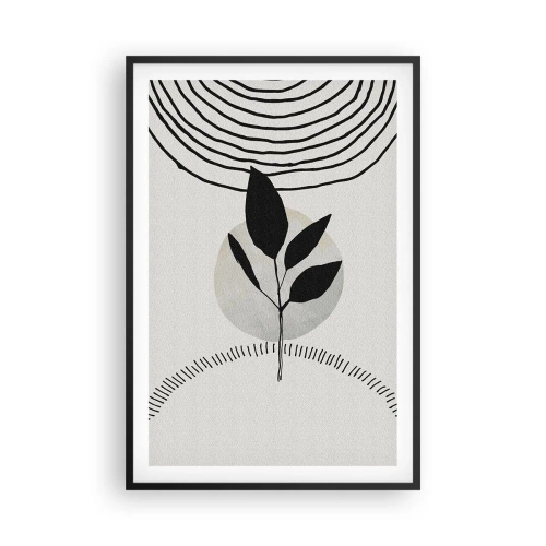 Poster in cornice nera - Composizione: i rituali della natura - 61x91 cm