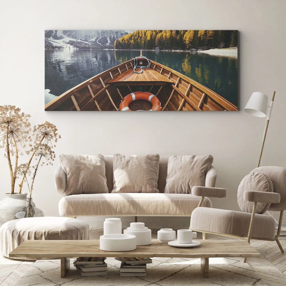 Quadro su tela - Stampe su Tela - Gita sui monti - 90x30 cm