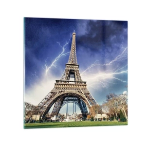 Quadro su vetro - La signora delle tempeste - 50x50 cm