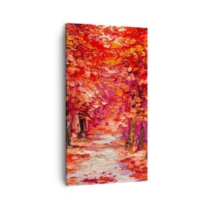 Quadro su tela - Stampe su Tela - Impressione d'autunno - 45x80 cm