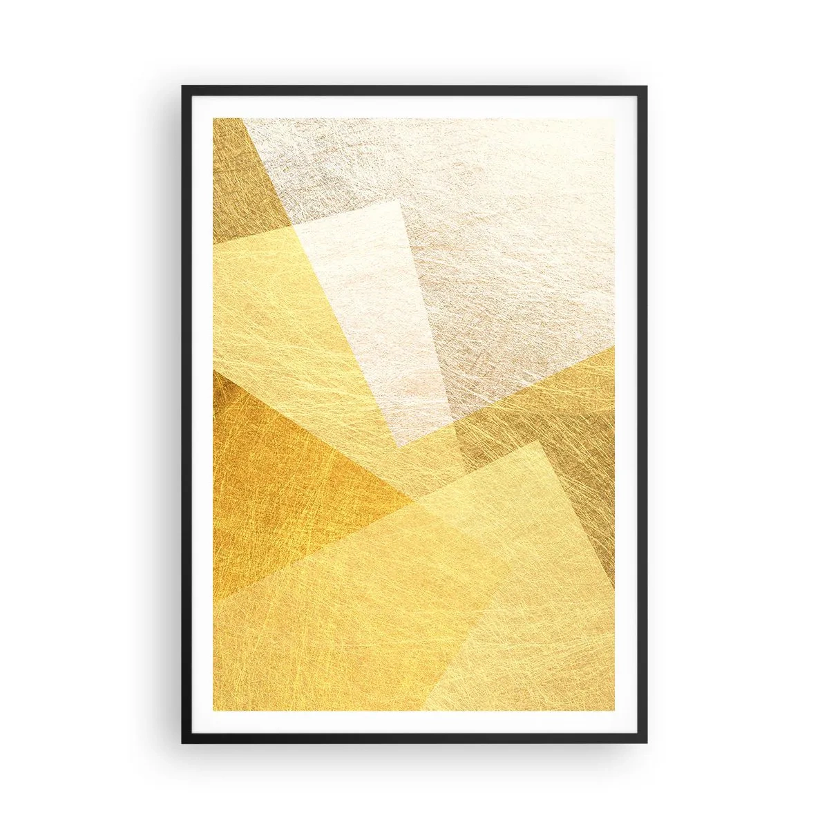 Poster in cornice nera - La pace della geometria - 70x100 cm
