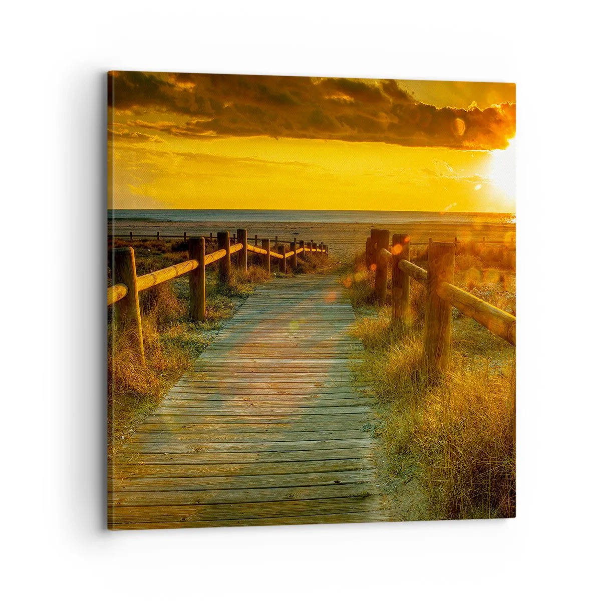 Quadro su tela - Stampe su Tela - Immerse nell'oro vecchio - 70x70 cm