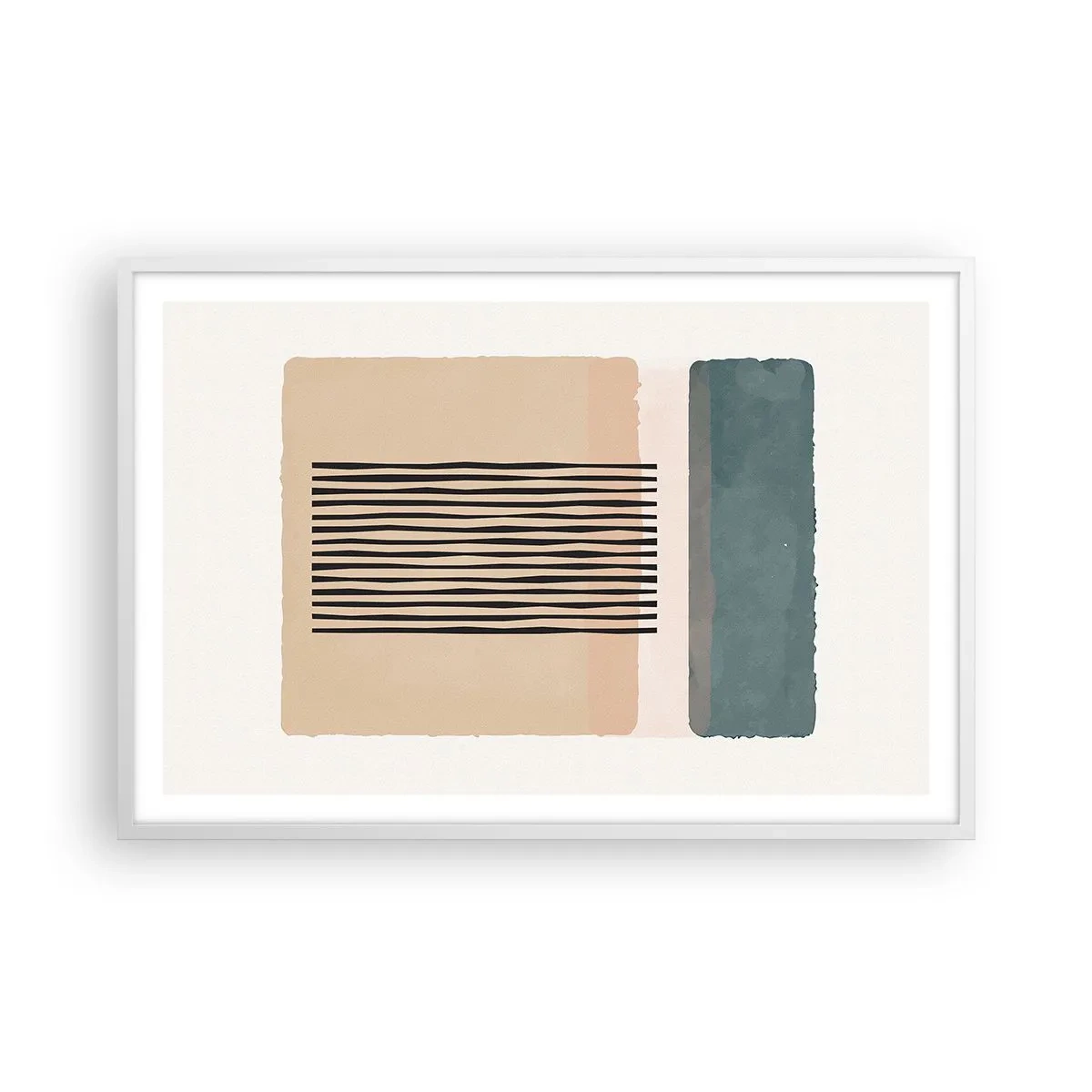 Poster in cornice bianca - Tutto a posto - 91x61 cm