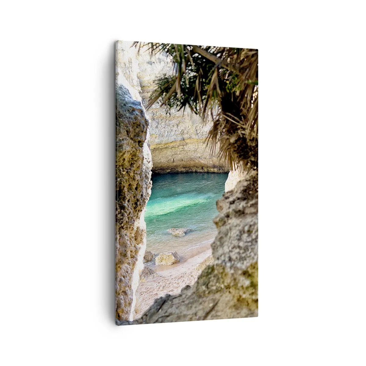 Quadro su tela - Stampe su Tela - La baia turchese - 45x80 cm