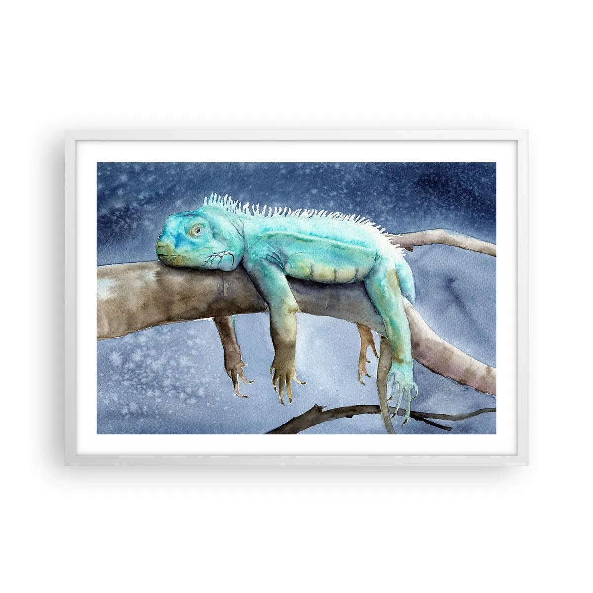 Poster in cornice bianca - Va tutto bene! - 70x50 cm