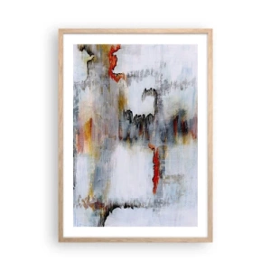 Poster in cornice rovere chiaro - Scritto sull'acqua - 50x70 cm