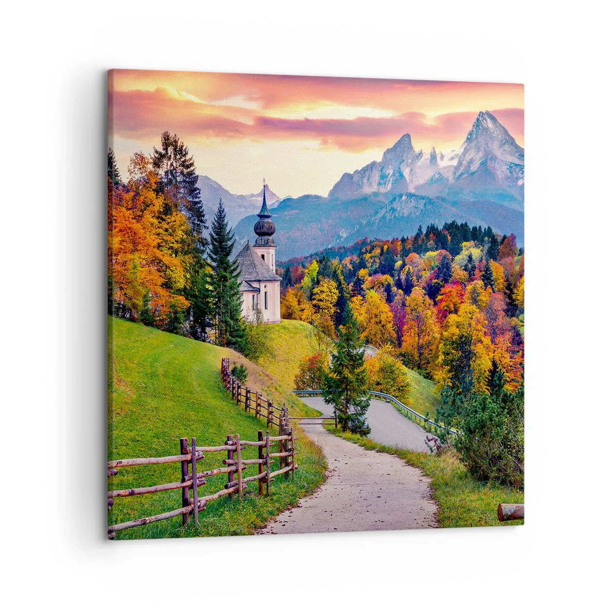 Quadro su tela - Stampe su Tela - Un paesaggio come dipinto - 50x50 cm