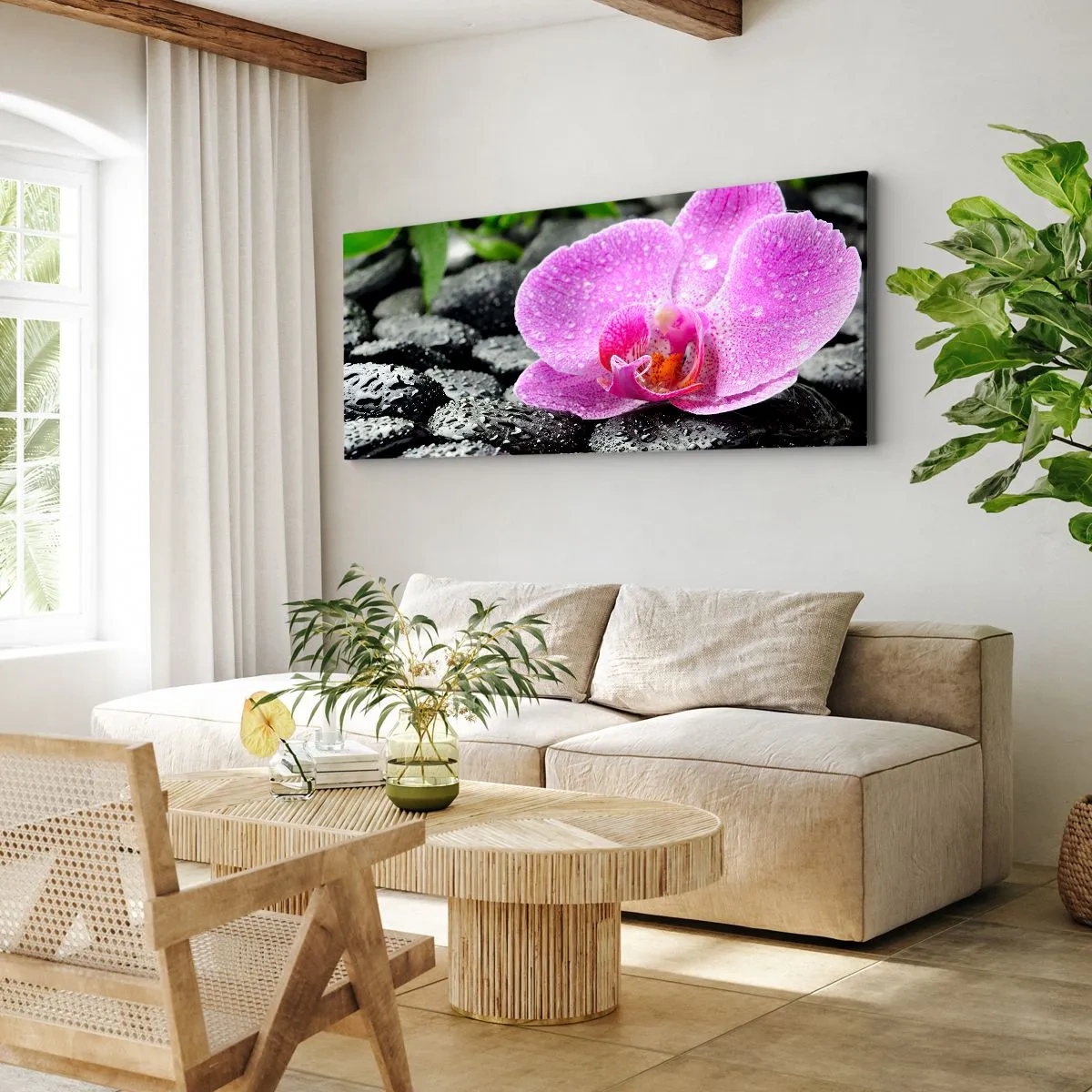 Quadro su tela - Stampe su Tela - Come un cuore aperto - 90x30 cm