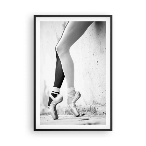 Poster in cornice nera - Ballerina, voilà! - 61x91 cm