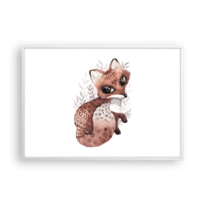 Poster in cornice bianca - Semplicemente da amare - 100x70 cm