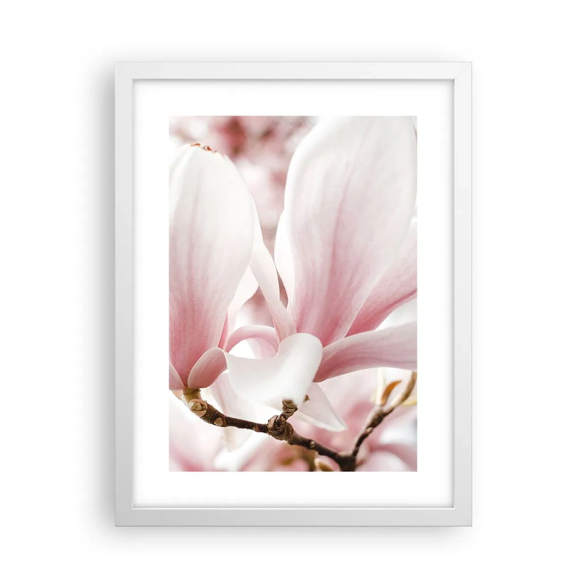 Poster in cornice bianca - Tenerezza senza fine - 30x40 cm