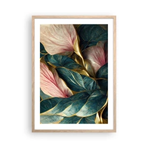 Poster in cornice rovere chiaro - Stile ed eleganza naturali - 50x70 cm