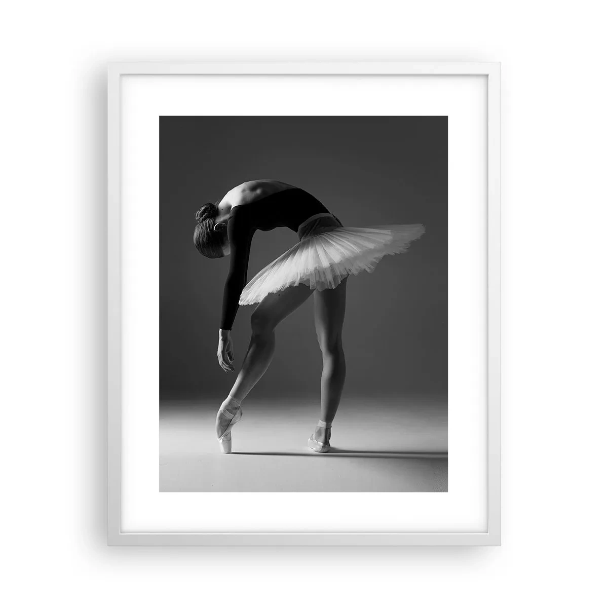 Poster in cornice bianca - Bella ballerina - 40x50 cm