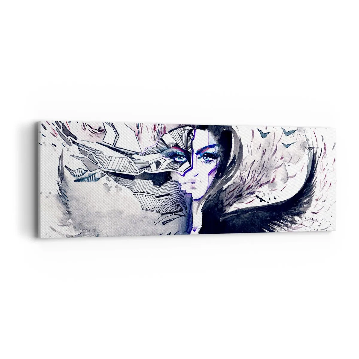 Quadro su tela - Stampe su Tela - Bella e demoniaca - 90x30 cm
