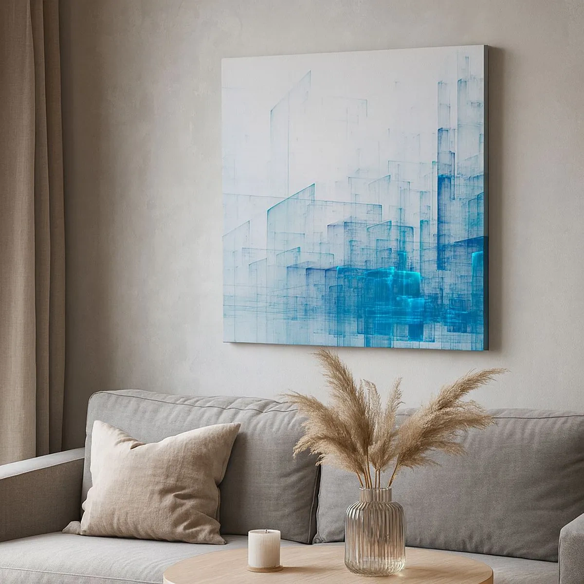 Quadro su tela - Stampe su Tela - E lo spazio fu - 30x30 cm