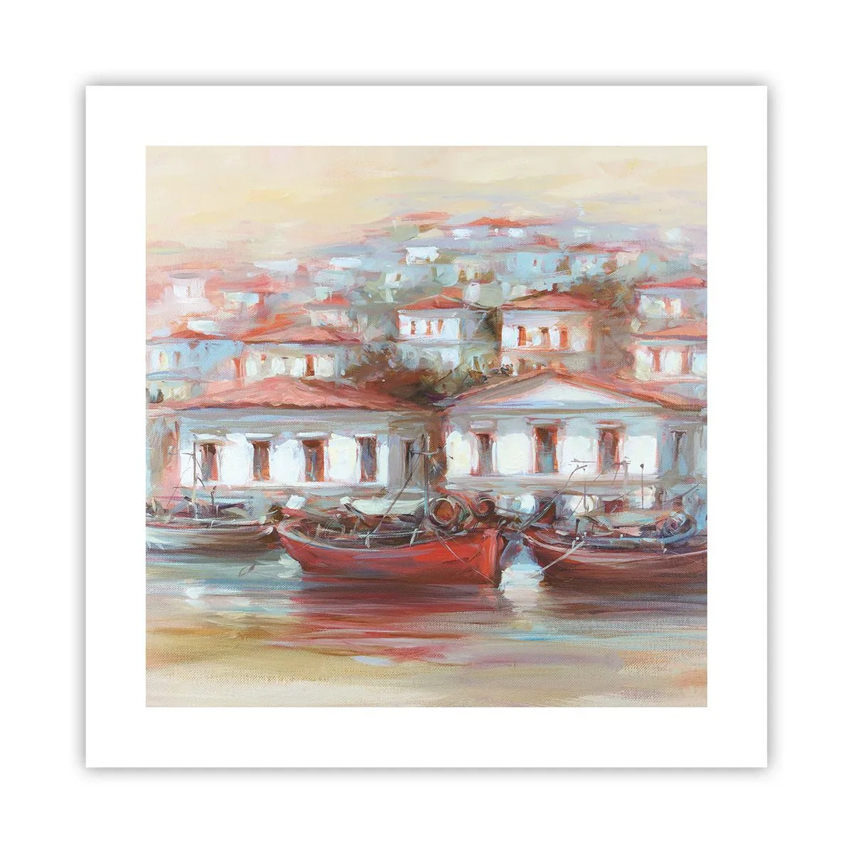 Poster - Cittadina felice - 40x40 cm