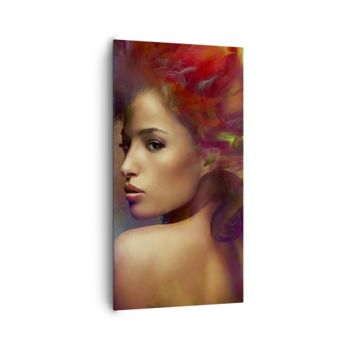Quadro su tela - Stampe su Tela - Più bella dell'arcobaleno, delicata come la nebbia - 65x120 cm