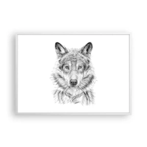 Poster in cornice bianca - Condottiero nato - 100x70 cm