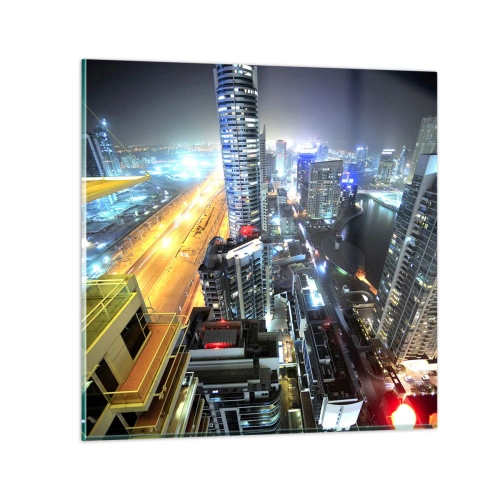 Quadro su vetro - Miracolo nel deserto - 70x70 cm