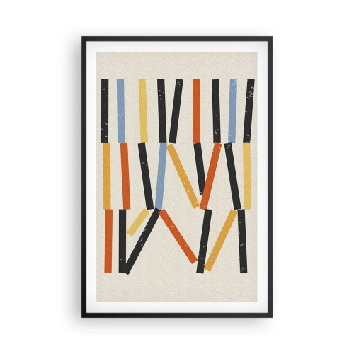 Poster in cornice nera - Composizione orizzontale - 61x91 cm